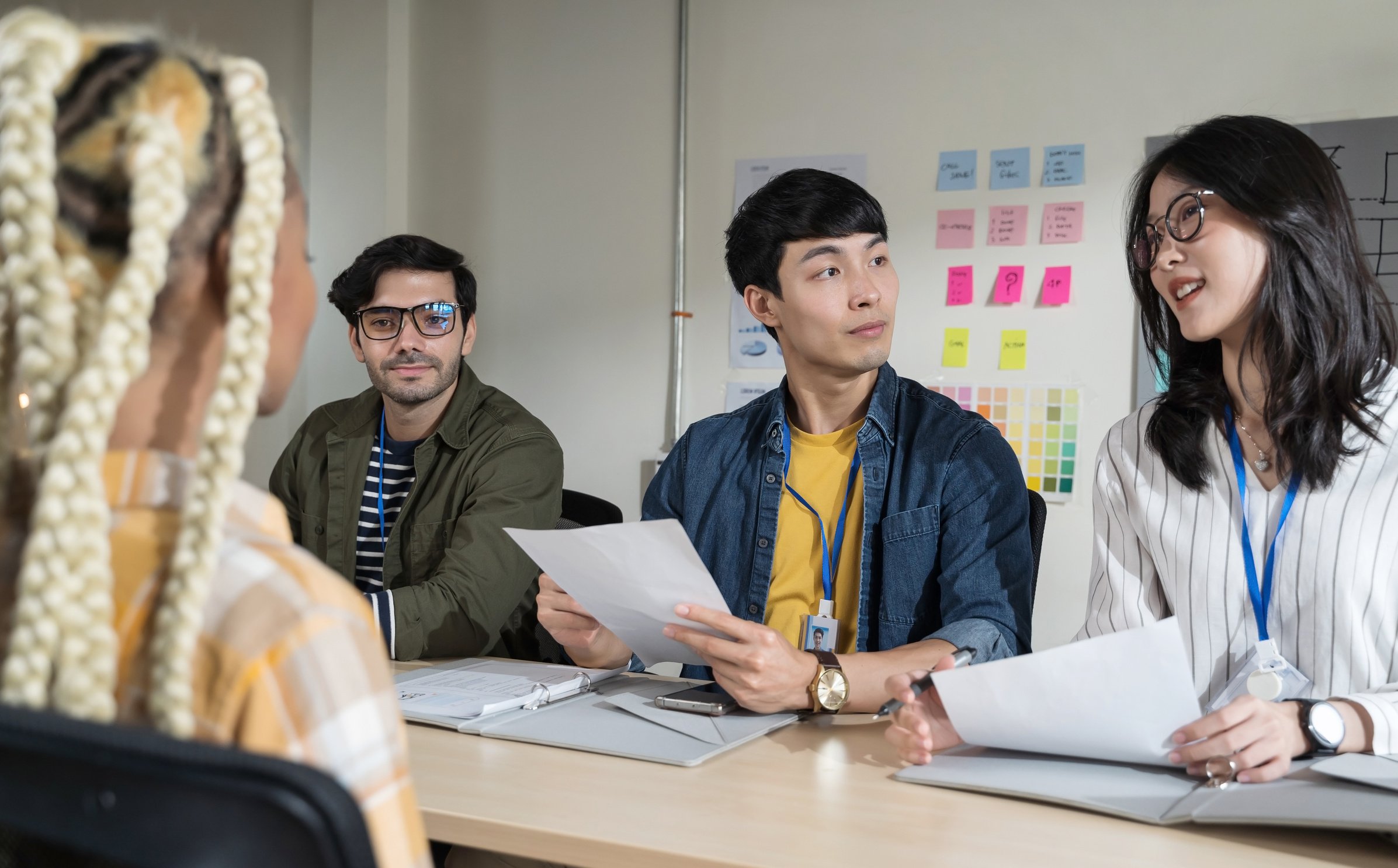 Colleagues Interviewing an Applicant